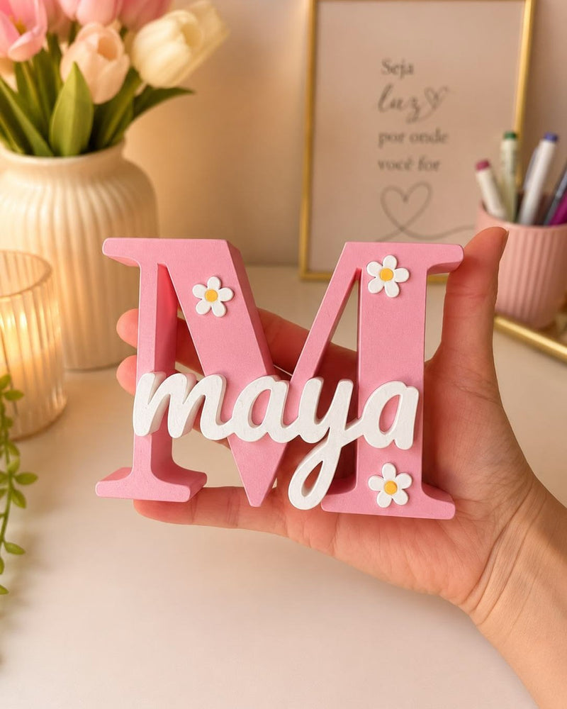 Persnalized 3D Signature Name Craft Decor