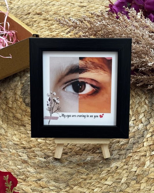 “Eyes That Miss You” – Personalized Hanju Frame for Couple