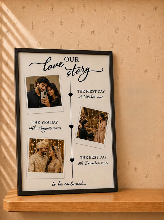 Timeline Frame - Our Love Story Frame